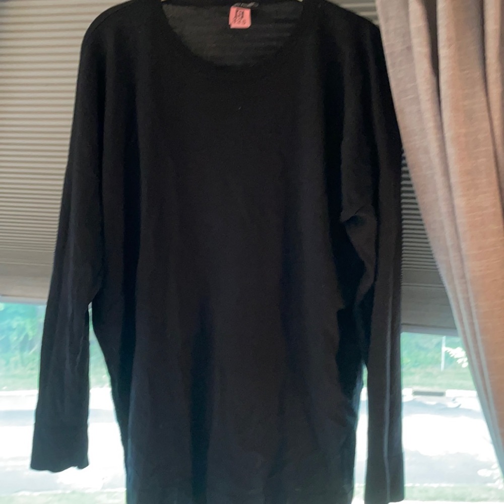 Eileen Fisher Black Merino. Size Small.